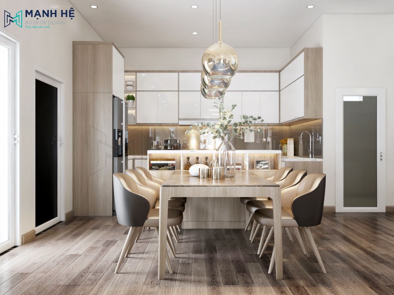 Nội thất nhà phố Tây Ninh – Chị Kim – 120m2 Nội thất nhà phố Tây Ninh – Chị Kim – 120m2