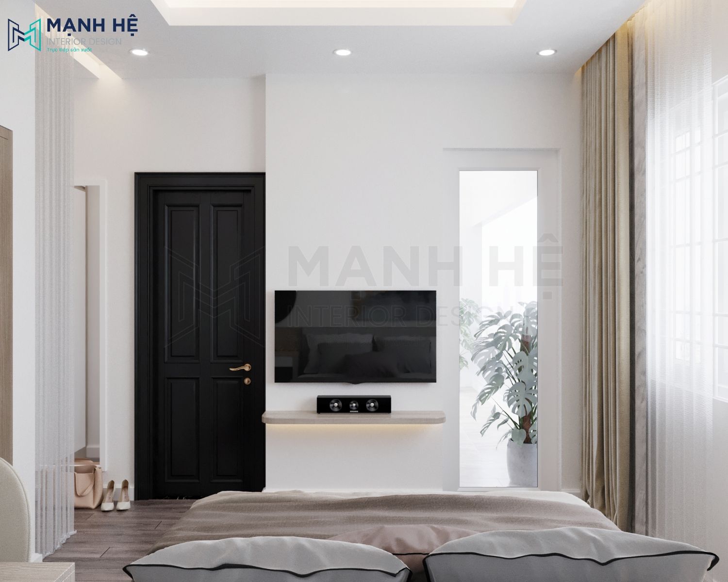 Kệ ti vi phòng master