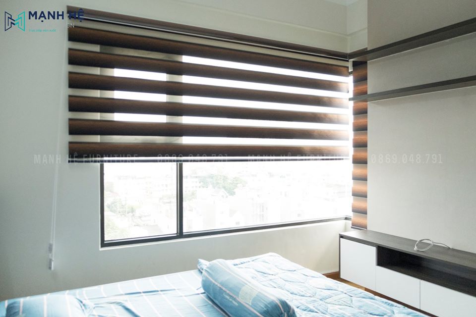 Rèm cuộn cho cửa sổ lớn