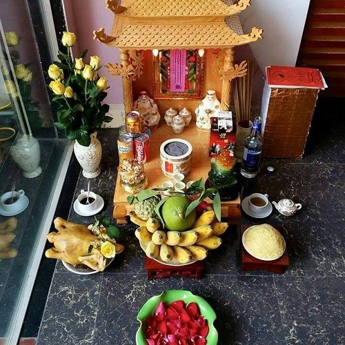 bàn thờ ông địa