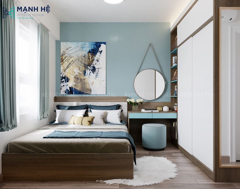 Hoàn thiện nội thất căn hộ The Pegasuite 50m2 – 1PN – Chị Nhi Hoàn thiện nội thất căn hộ The Pegasuite 50m2 – 1PN – Chị Nhi