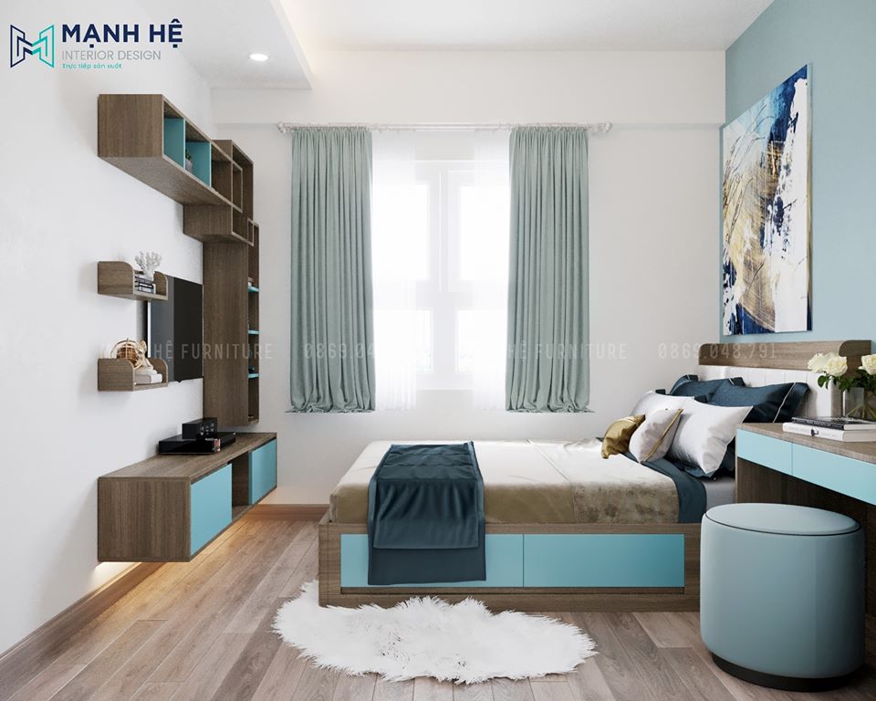 Hoàn thiện nội thất căn hộ The Pegasuite 50m2 – 1PN – Chị Nhi Hoàn thiện nội thất căn hộ The Pegasuite 50m2 – 1PN – Chị Nhi