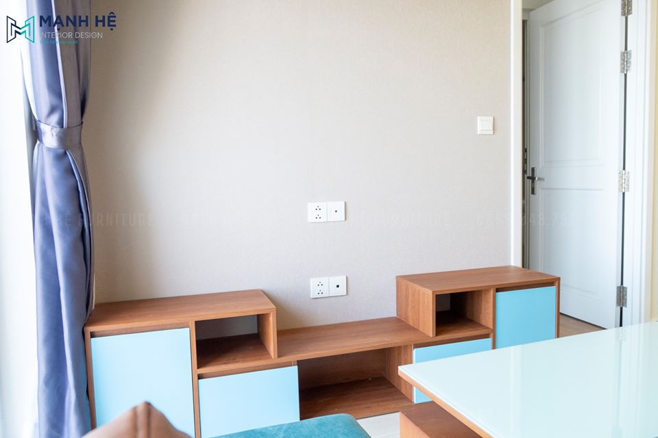 Kệ tivi phòng khách sáng tạo