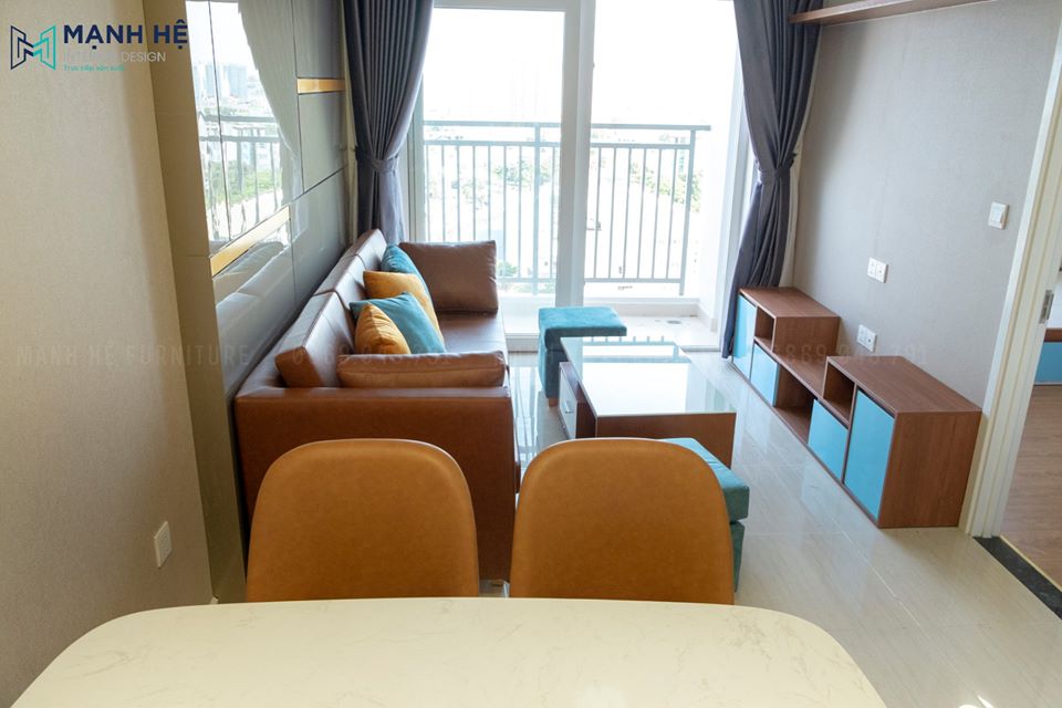 Thi công nội thất phòng khách chung cư