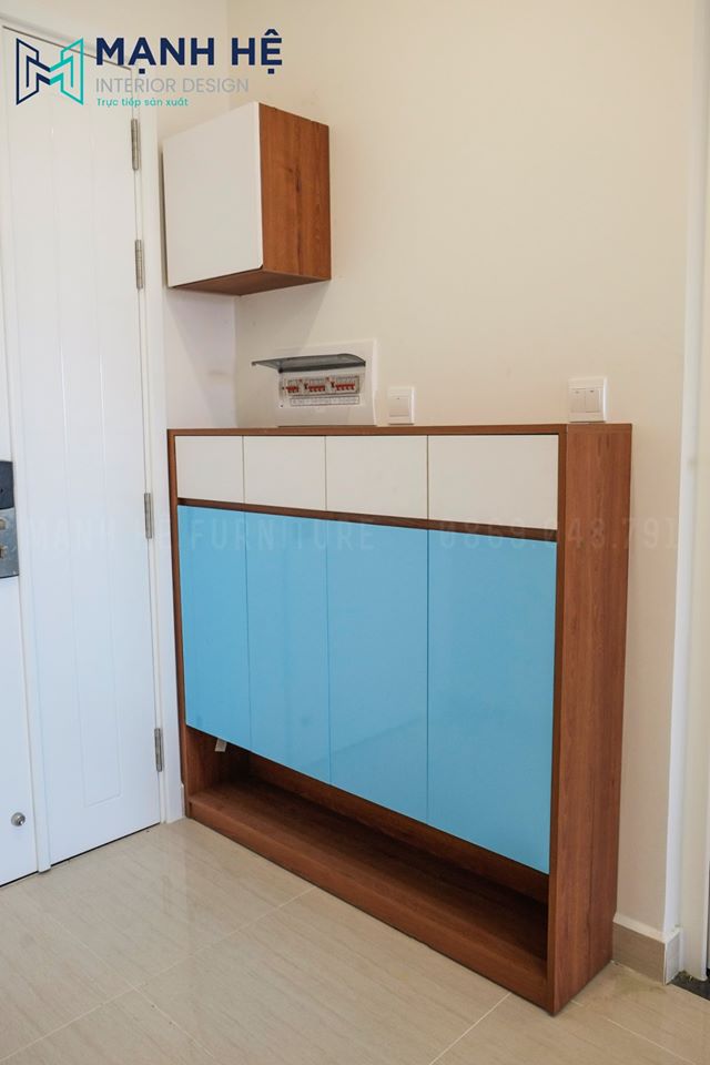 Sản xuất tủ giày gỗ thông minh