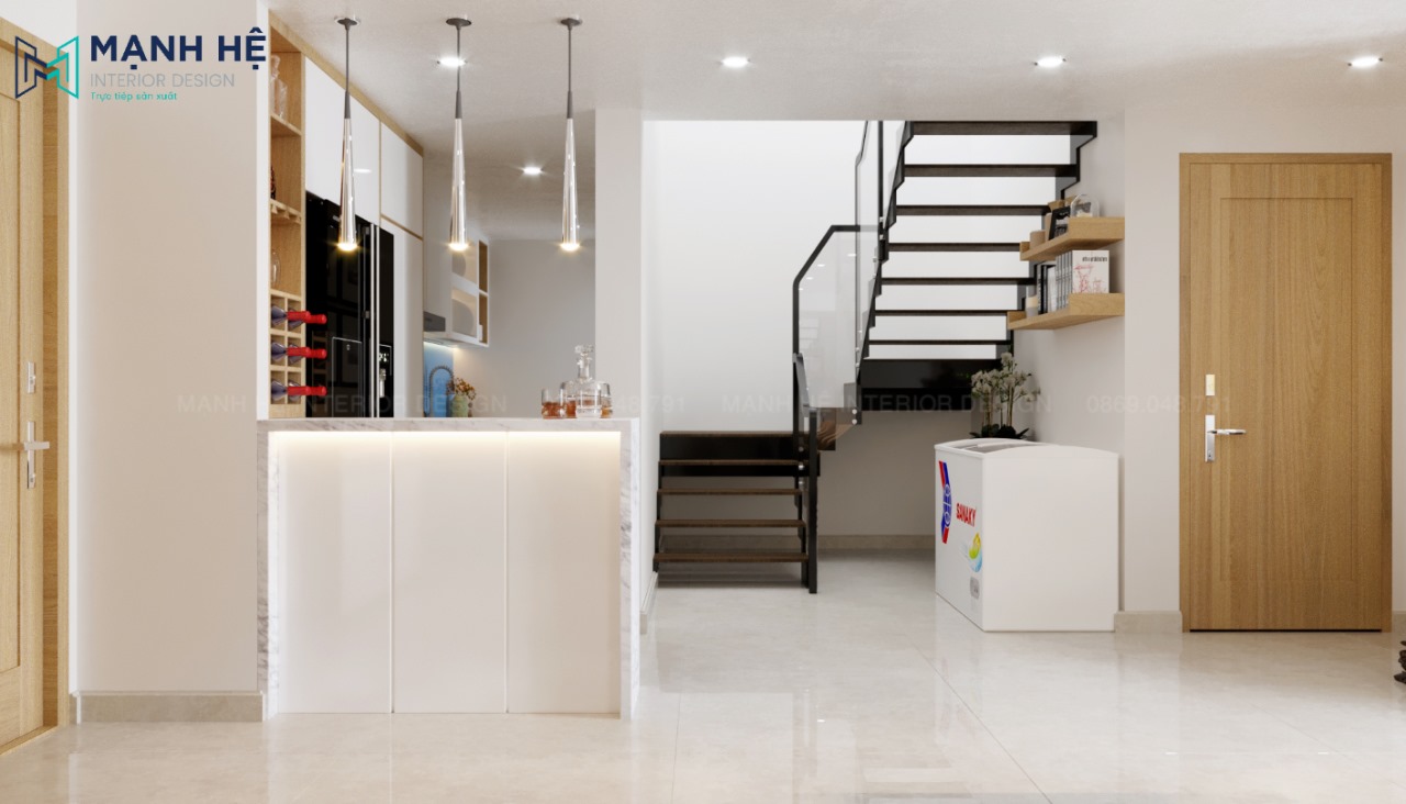 cầu thang thông tầng