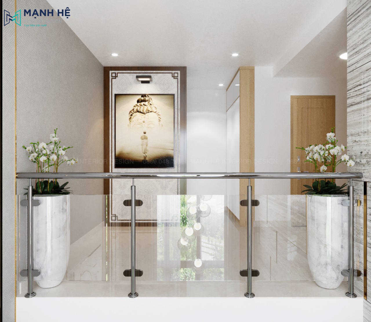 phòng thờ đẹp chung cư