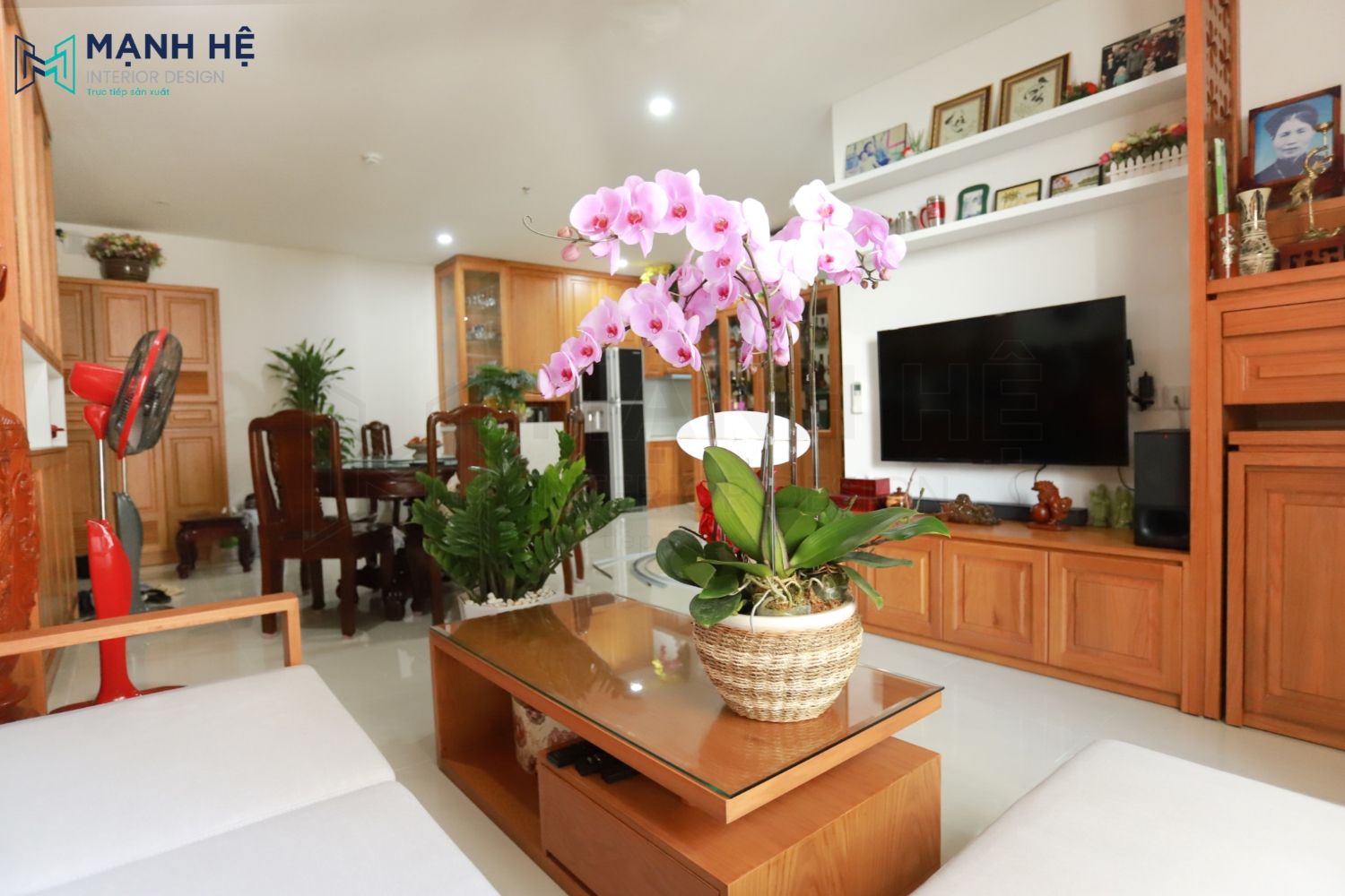 Thi công hoàn thiện nội thất phòng khách