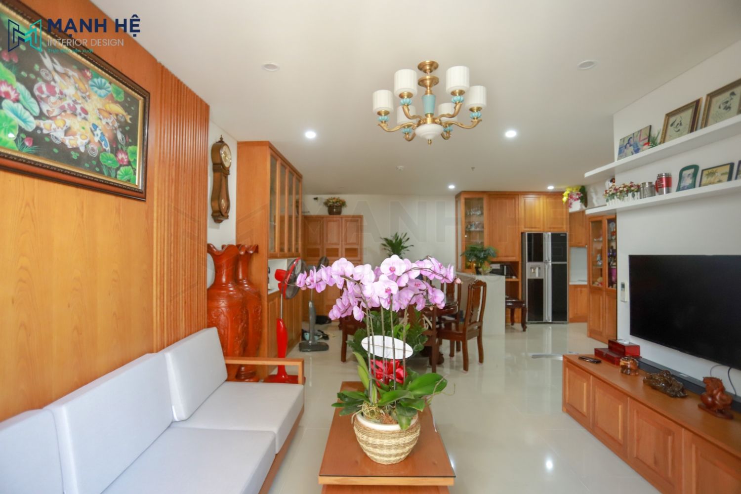 Hoàn thiện nội thất căn hộ Hado Centrosa 100m2 – 3PN- Chú Dũng Hoàn thiện nội thất căn hộ Hado Centrosa 100m2 – 3PN- Chú Dũng