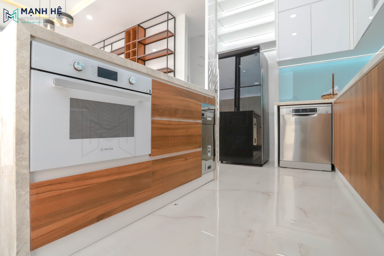 Thiết kế ô chứa lò nướng tiện nghi