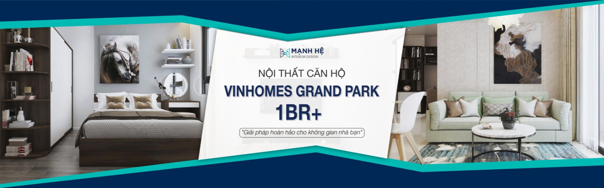 Căn hộ Vinhomes Grand Park 46m2 - 1PN  - 1BR+