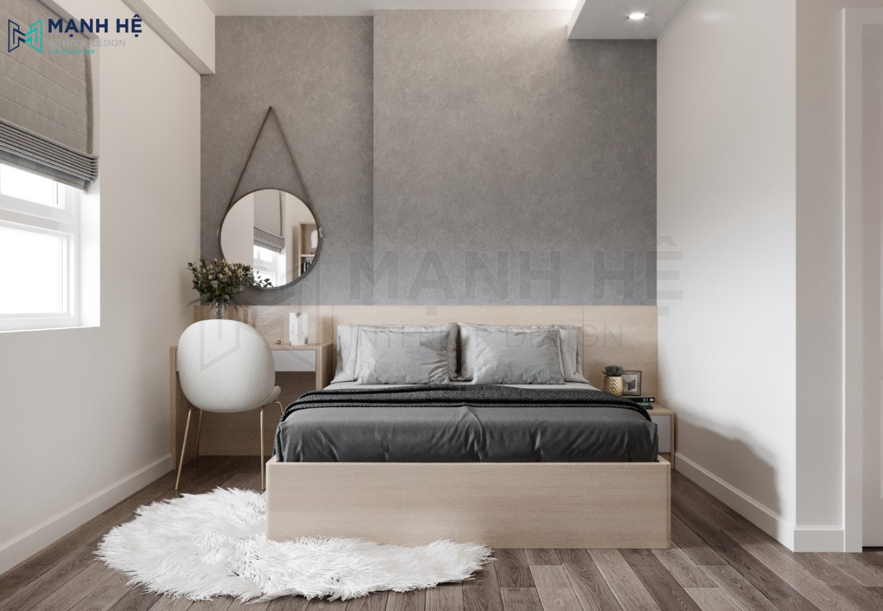 Thiết kế nội thất phòng ngủ master hiện đại
