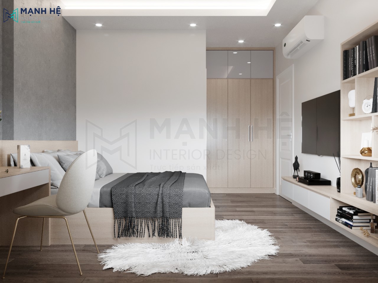 Moonlight 51m2 hiện đại – 2 PN – Chị Lan Moonlight 51m2 hiện đại – 2 PN – Chị Lan
