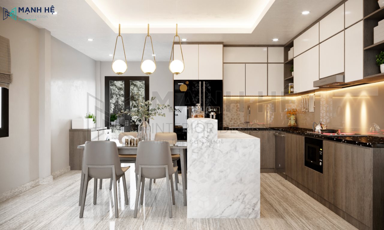 Nội thất nhà phố 2PN – Anh Năm – Hóc Môn Nội thất nhà phố 2PN – Anh Năm – Hóc Môn