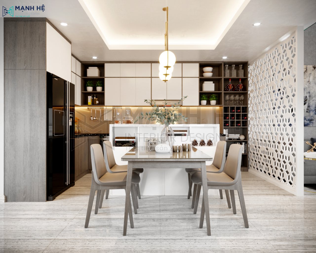 Nội thất nhà phố 2PN – Anh Năm – Hóc Môn Nội thất nhà phố 2PN – Anh Năm – Hóc Môn