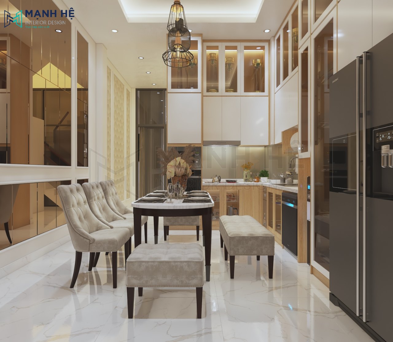 Nội thất nhà phố kết hợp Showroom Đồng Nai – Chị Hà – 4 Tầng Nội thất nhà phố kết hợp Showroom Đồng Nai – Chị Hà – 4 Tầng