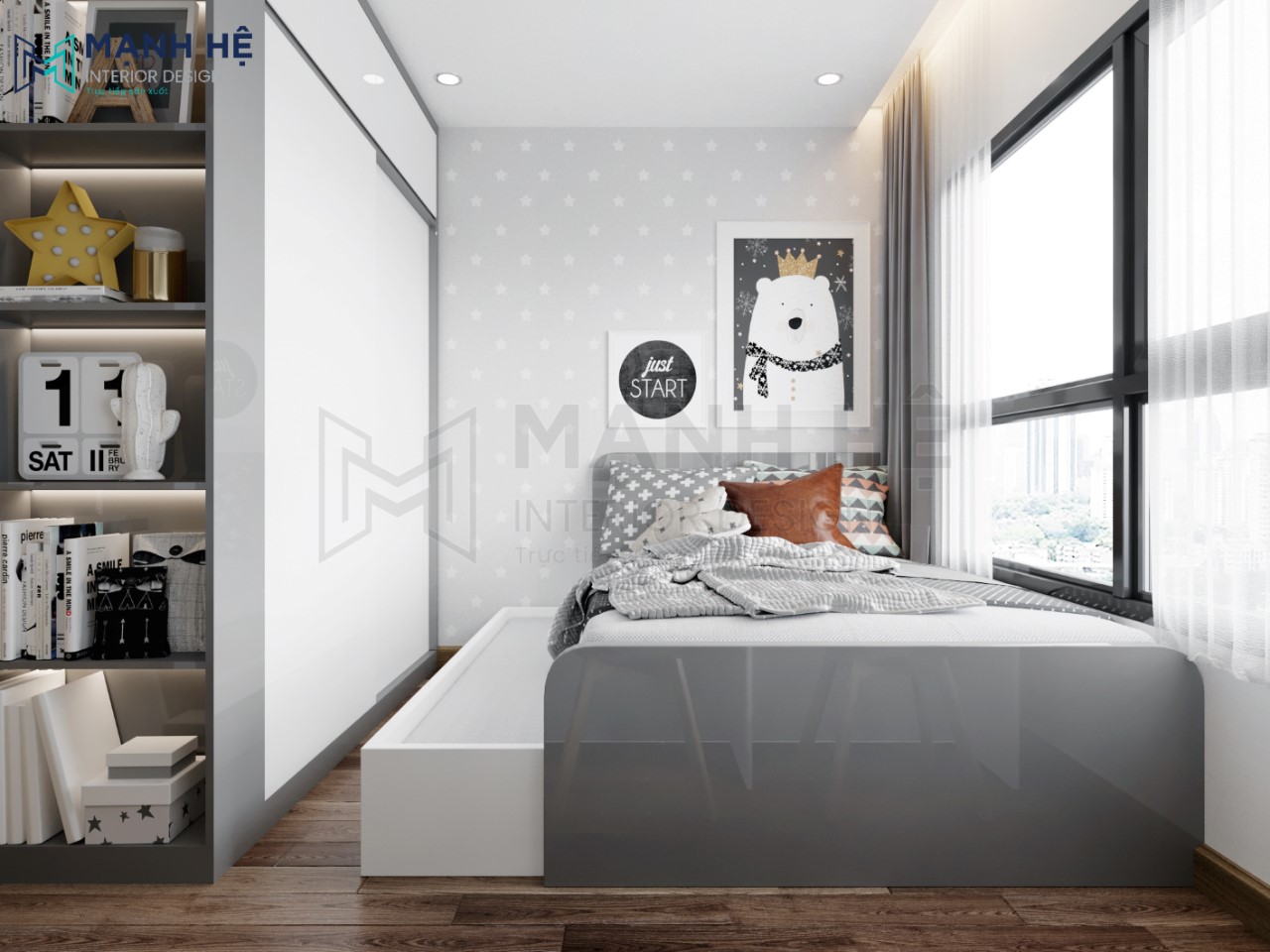 Những lưu ý khi thiết kế phòng ngủ không gian mở - WEDO - Công ty Thiết kế  Thi công xây dựng chuyên nghiệp hàng đầu Việt Nam