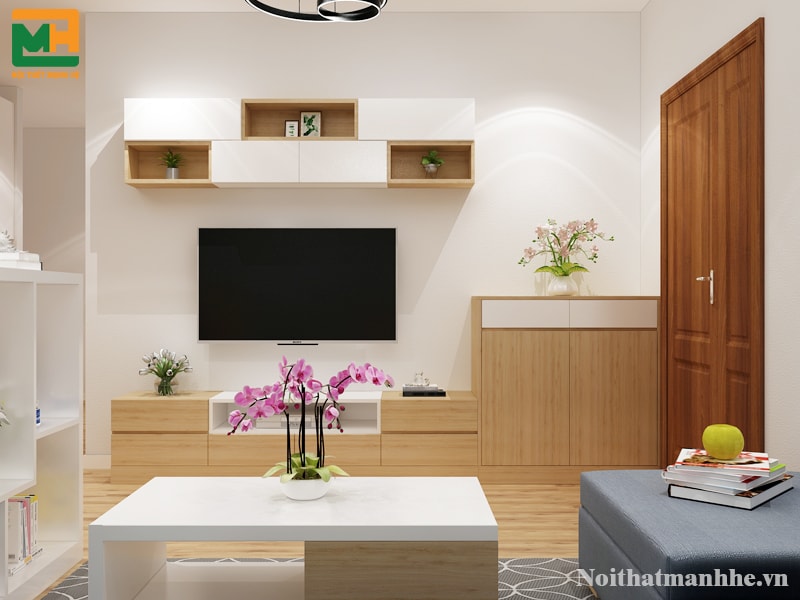 mẫu tủ tivi phòng khách