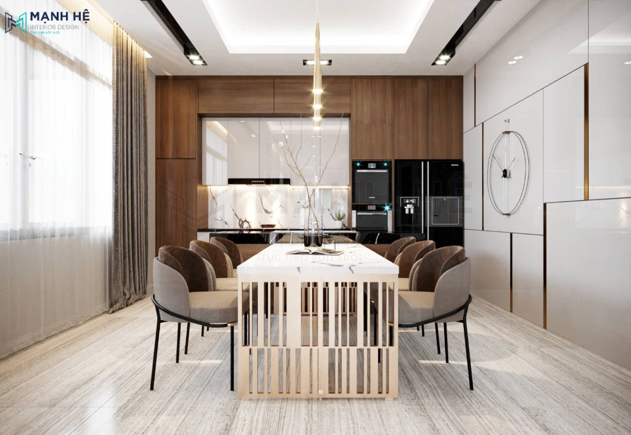 Mẫu thiết kế nội thất nhà bếp - tủ bếp đẹp hiện đại dẫn đầu xu hướng 2022
