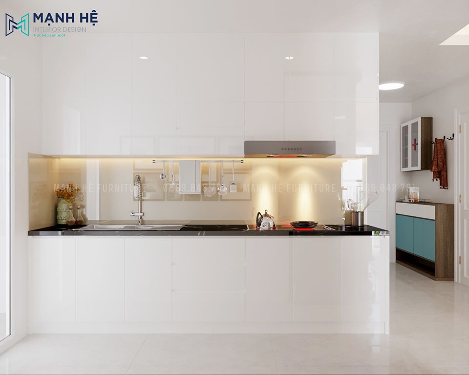 Lưu ý khi thiết kế tủ bếp dài 2m cho gia đình | Thông tin chung cư, văn  phòng, nhà đất