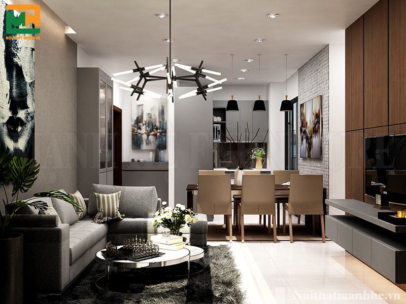 thiết kế nội thất chung cư sang trọng đẳng cấp