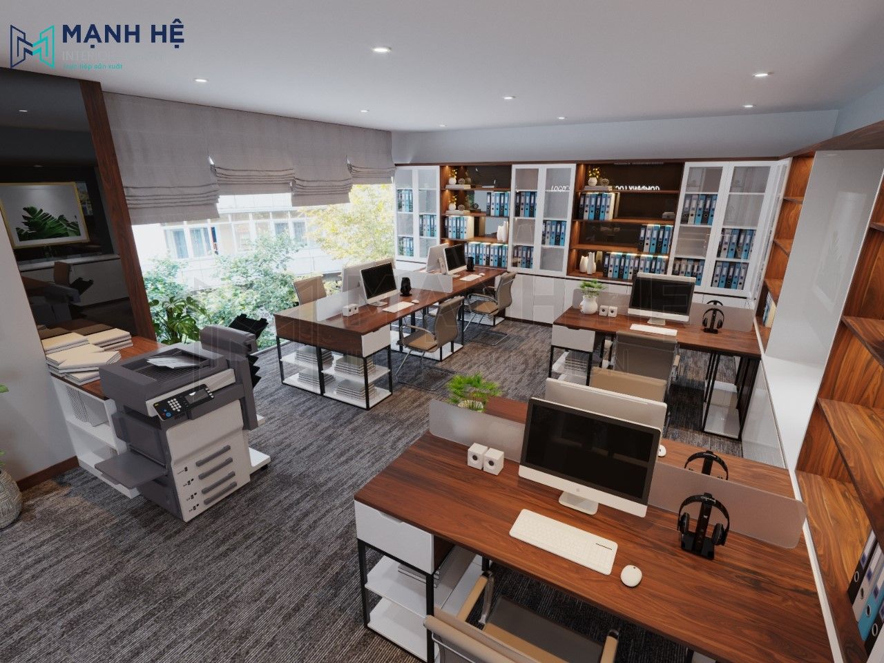 Thiết kế nội thất văn phòng tòa nhà Sài Gòn Tower – 70m2 Thiết kế nội thất văn phòng tòa nhà Sài Gòn Tower – 70m2