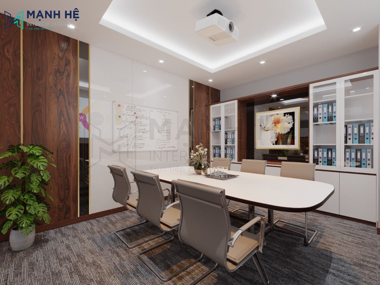 Thiết kế nội thất văn phòng tòa nhà Sài Gòn Tower – 70m2 Thiết kế nội thất văn phòng tòa nhà Sài Gòn Tower – 70m2