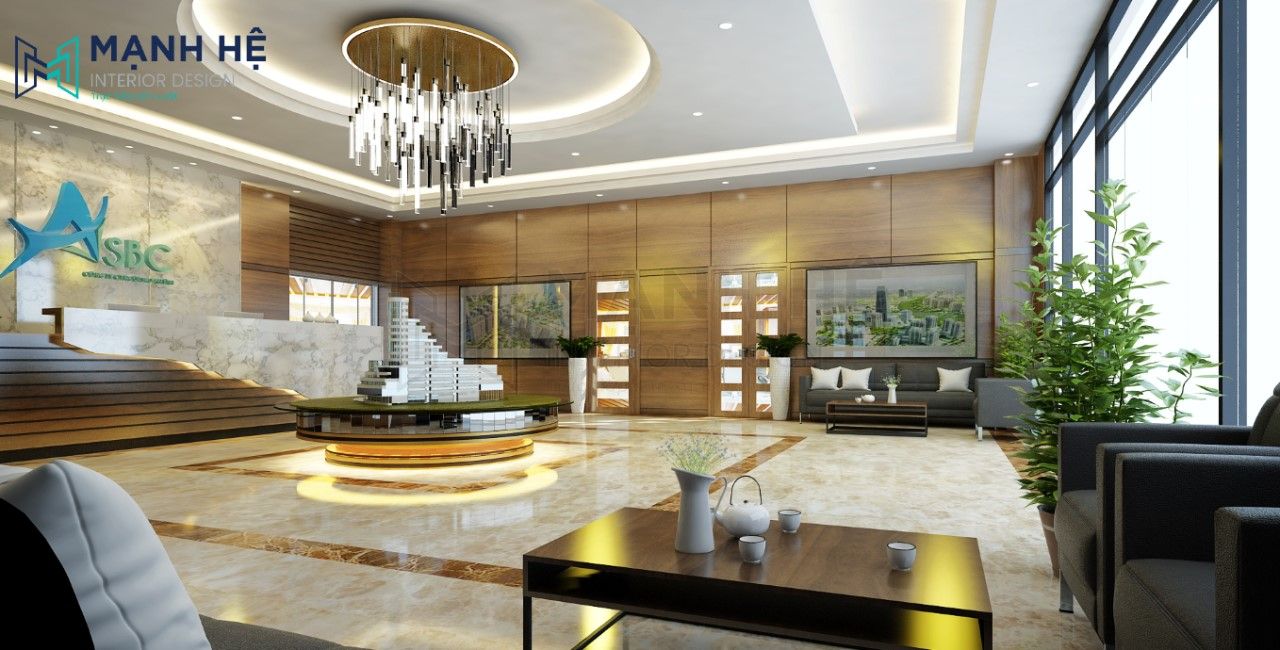 Thiết kế nội thất văn phòng công ty SBC – 400m2 Thiết kế nội thất văn phòng công ty SBC – 400m2