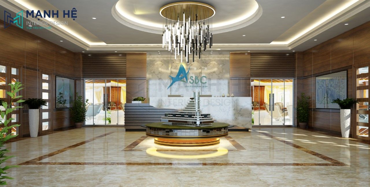 Thiết kế nội thất văn phòng công ty SBC – 400m2 Thiết kế nội thất văn phòng công ty SBC – 400m2