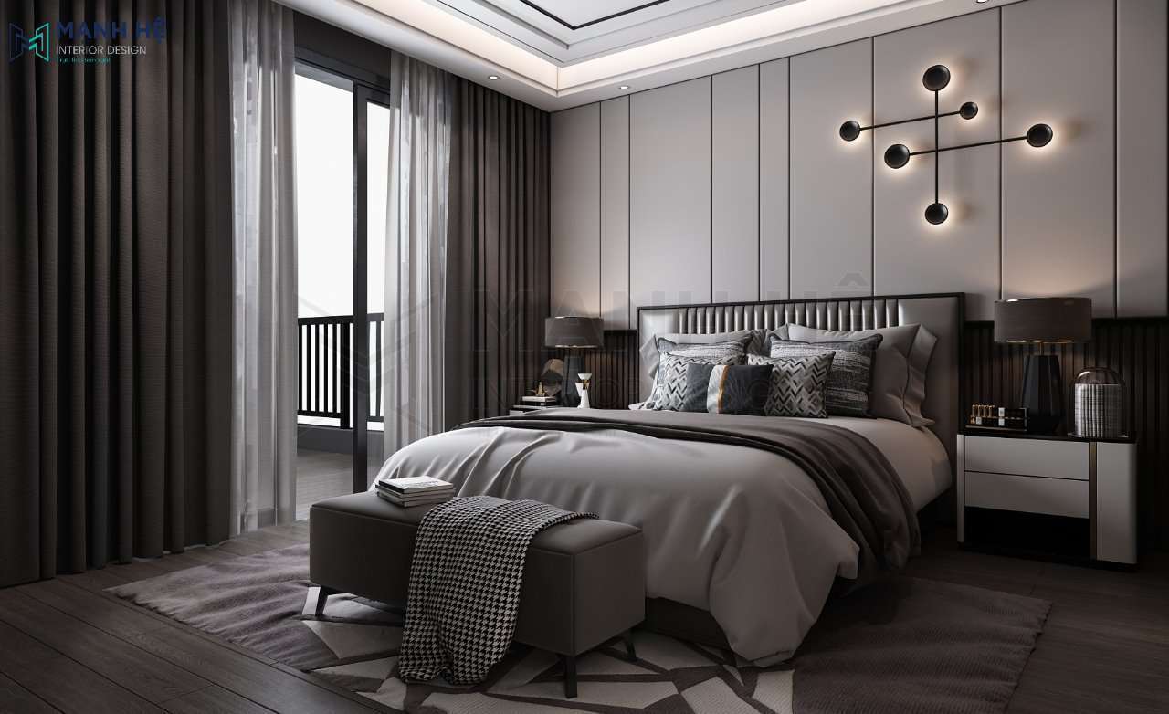 Giường bọc nêm cao cấp