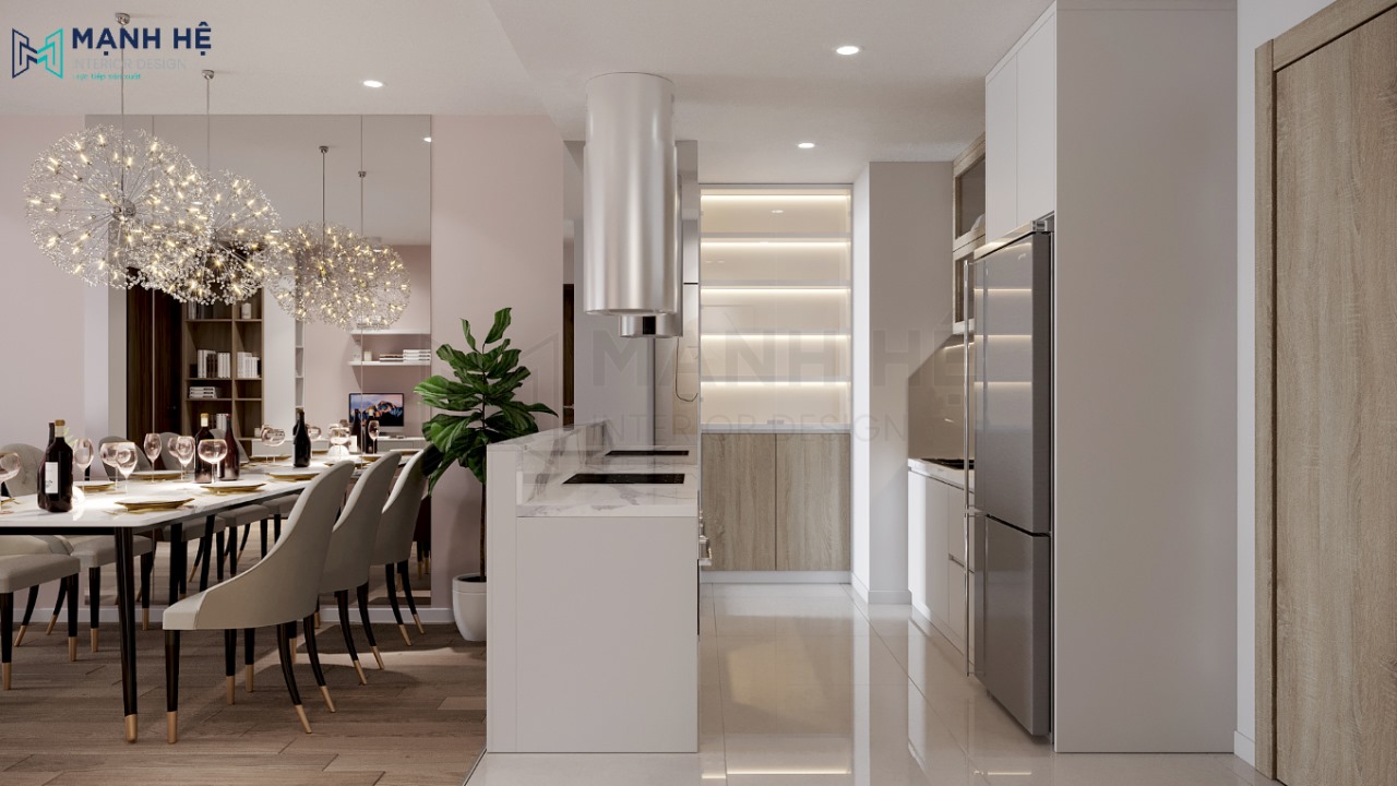 bàn đảo bếp nhỏ