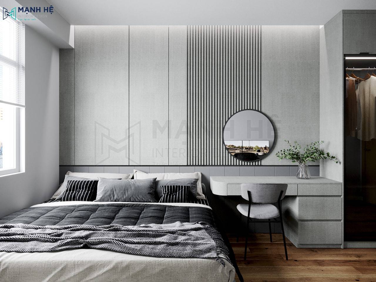 39+ Mẫu phòng ngủ màu xám đẹp đa dạng và hiện đại dành cho bạn