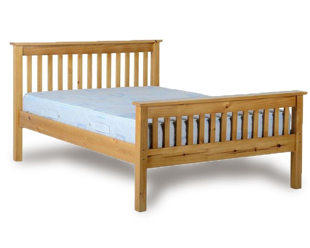 giường ngủ gỗ thông vàng