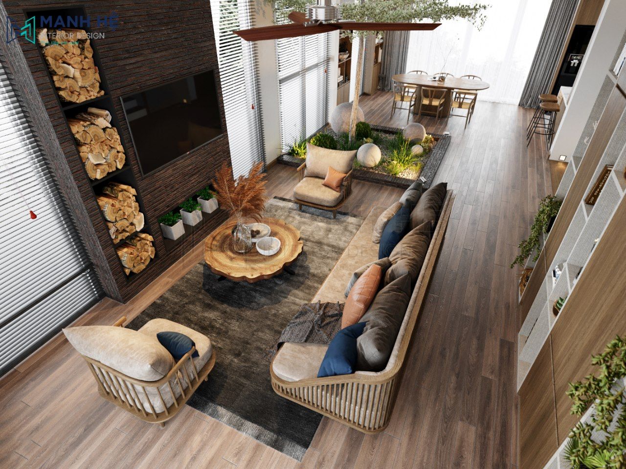 Nội thất biệt thự Đà Lạt – 3 Tầng – Anh Cường Nội thất biệt thự Đà Lạt – 3 Tầng – Anh Cường