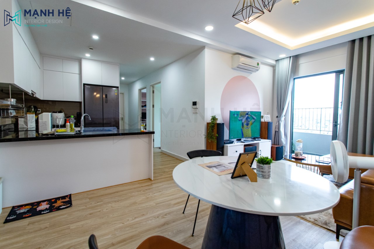 Thi công căn hộ Diamond Lotus Riverside – 92m2 Thi công căn hộ Diamond Lotus Riverside – 92m2