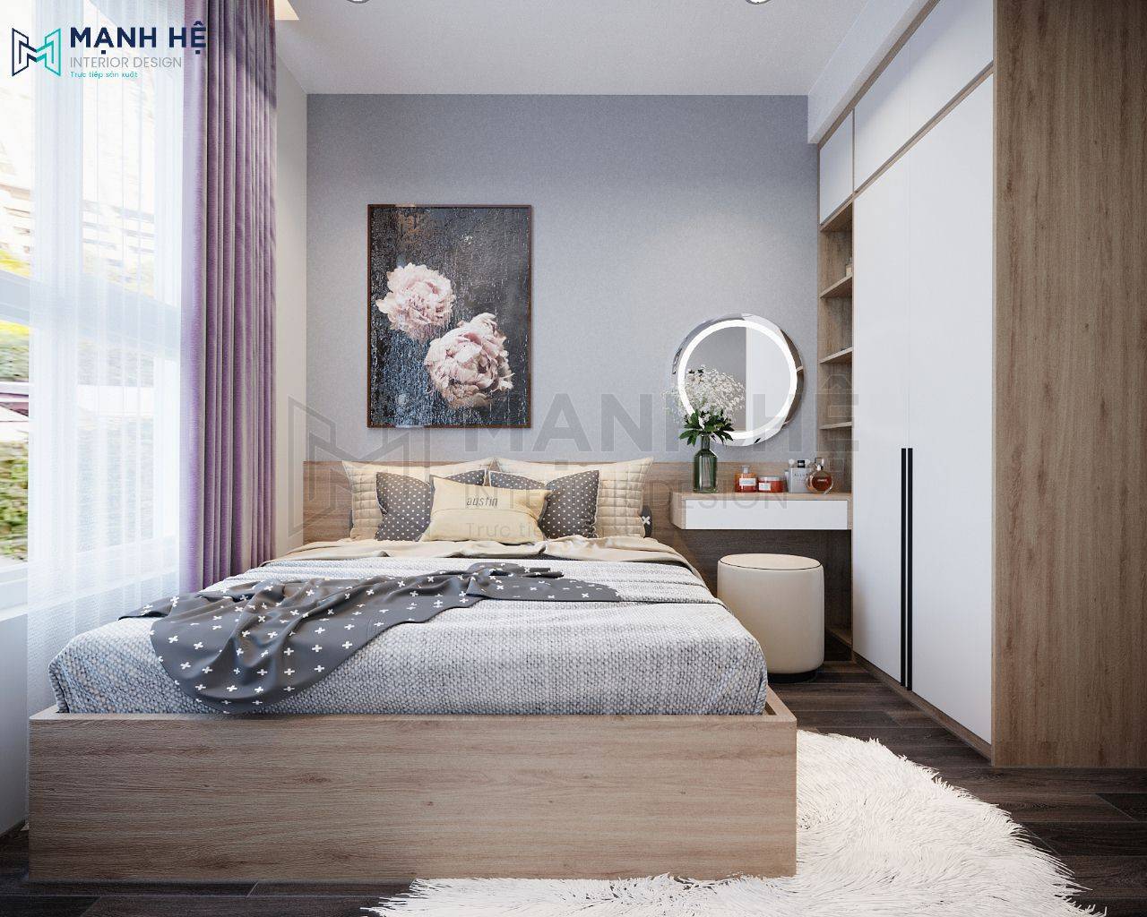 Gợi ý 32 mẫu thiết kế phòng ngủ đẹp dành cho vợ chồng