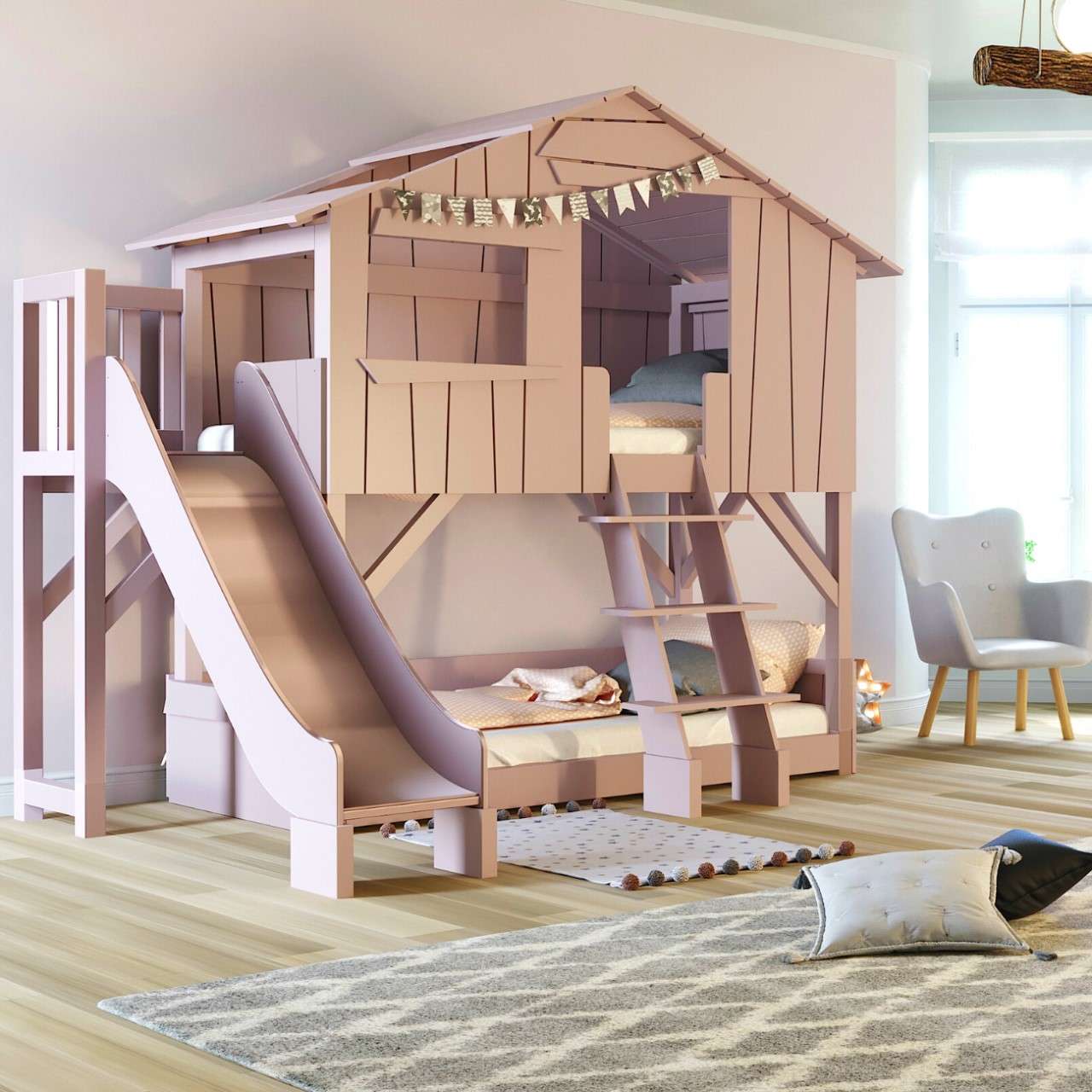 màu sắc của giường tầng