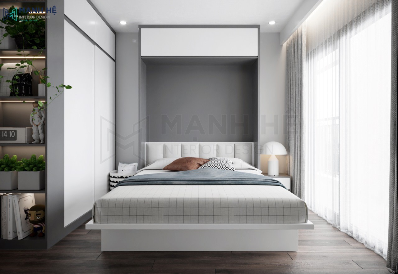 Thiết kế phòng ngủ đẹp đơn giản với nội thất hiện đại