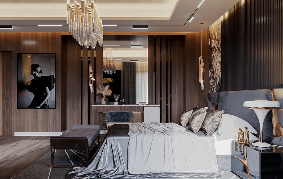 Phòng ngủ luxury dành cho vợ chồng