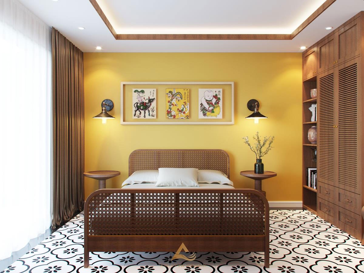 10+ ý tưởng trang trí phòng ngủ màu vàng đẹp vạn người mê