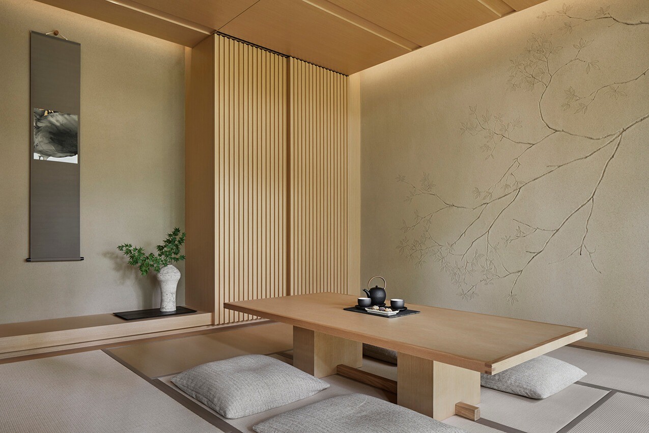 Tối giản nội thất trong trang trí phòng khách Nhật Bản