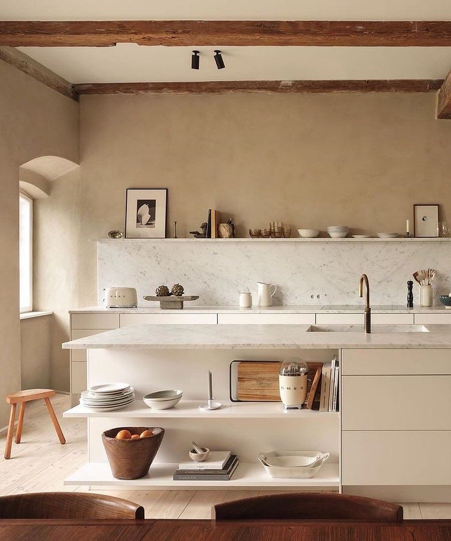 Nội thất nhà bếp tối giản phong cách Zen
