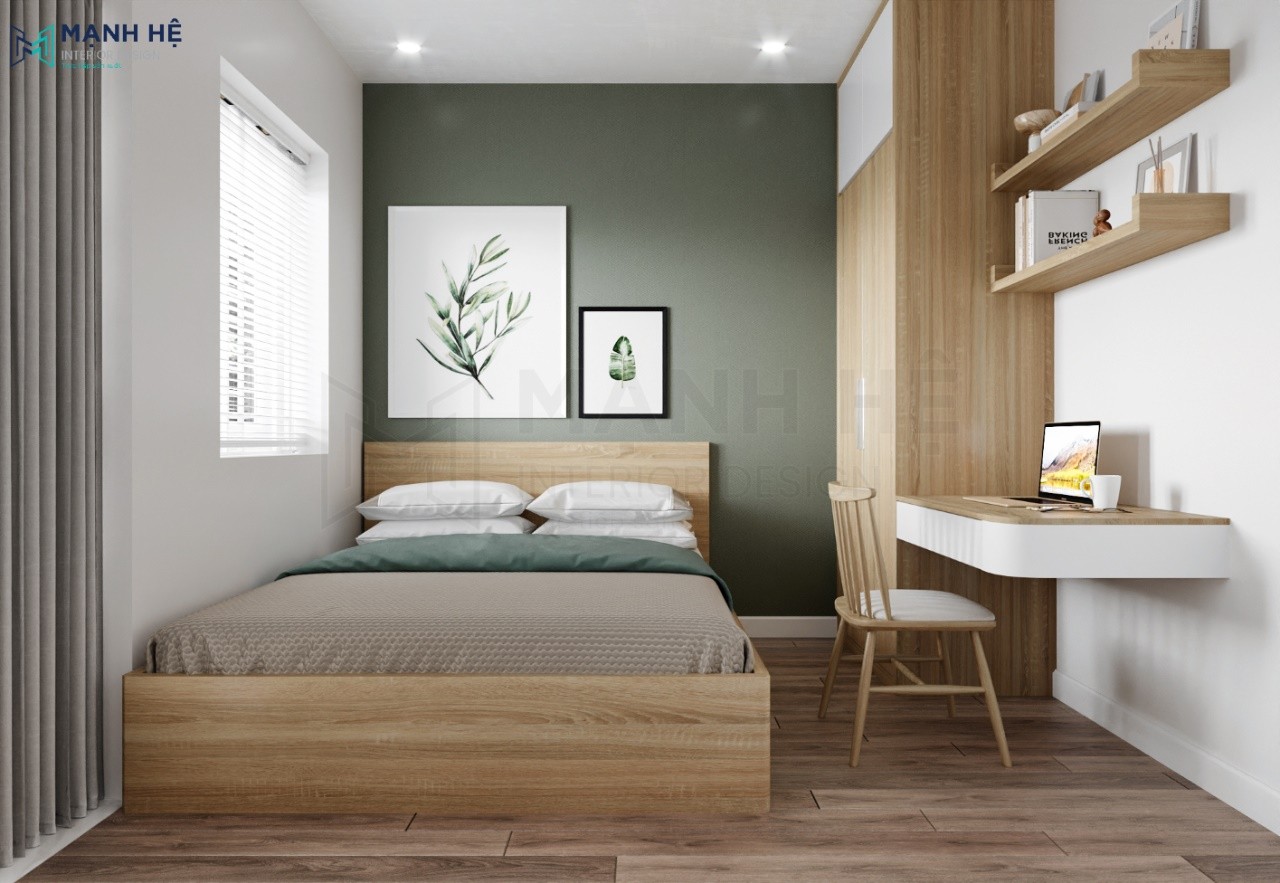 Thiết kế nội thất phòng ngủ maste đẹp hiện đại