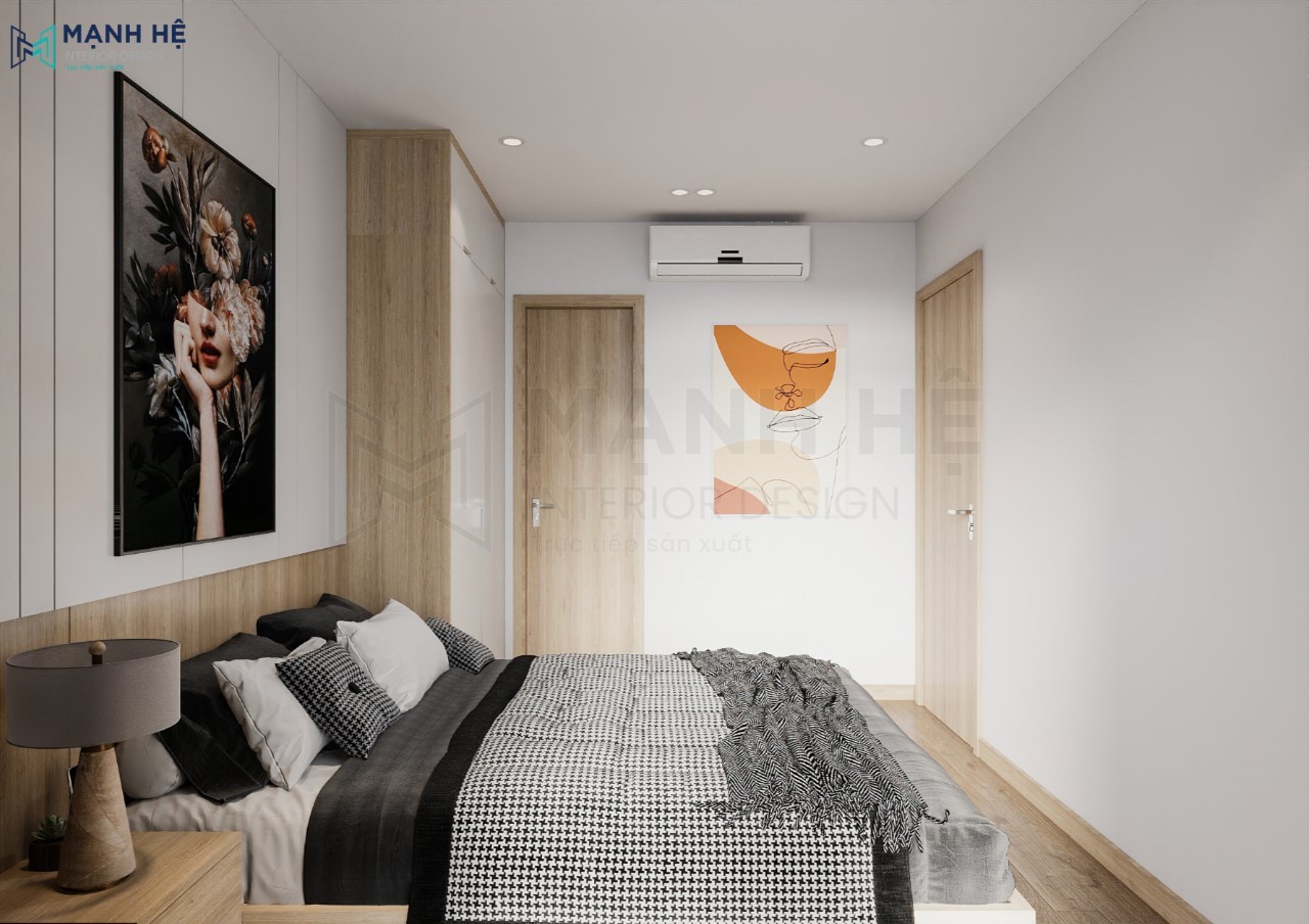 Ý tưởng thiết kế phòng ngủ nhỏ 14m2 siêu đẹp 