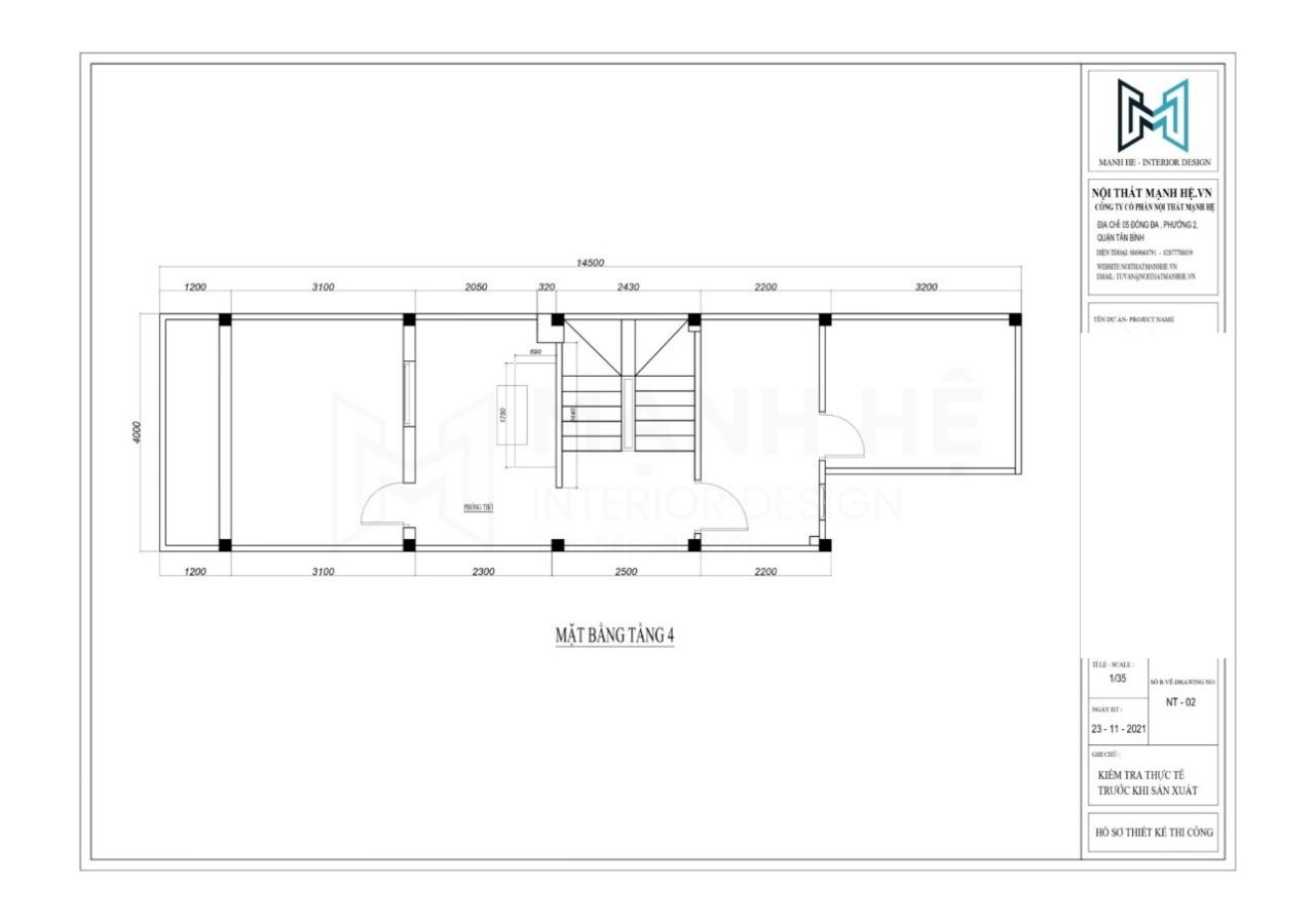 Tổng hợp mẫu bản vẽ mặt bằng nhà phố đẹp, chuẩn phong thủy