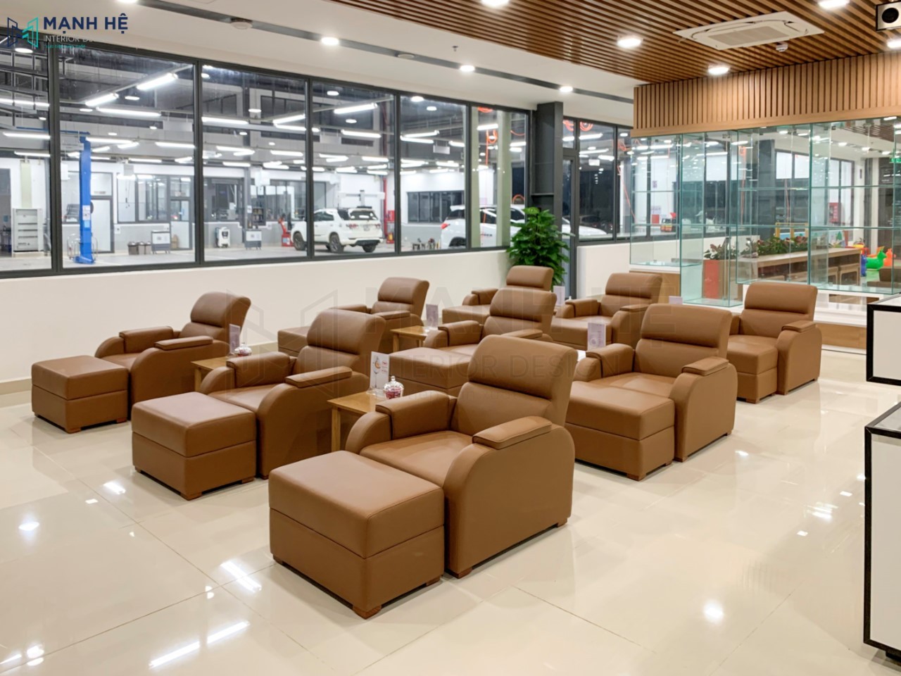 Thi công nội thất văn phòng showroom Toyota Bình Phước Thi công nội thất văn phòng showroom Toyota Bình Phước