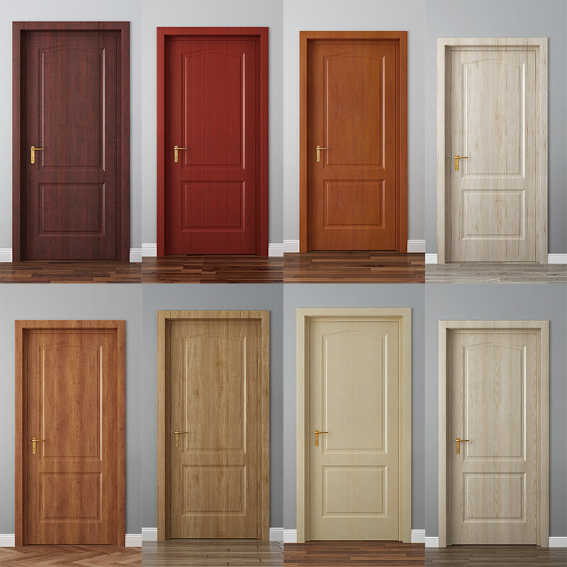 Các mẫu cửa gỗ công nghiệp với đa dạng mẫu mã màu sắc khác nhau