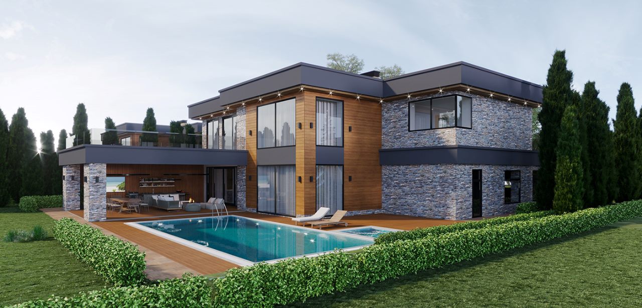 Thiết kế nhà biệt thự có hồ bơi tạo không gian nghỉ dưỡng lý tưởng cho cả gia đình