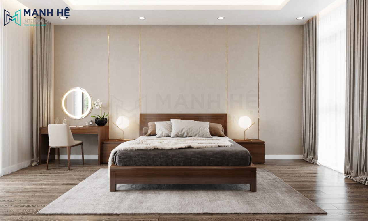Thiết kế nội thất phòng ngủ thứ 2 theo phong cách hiện đại