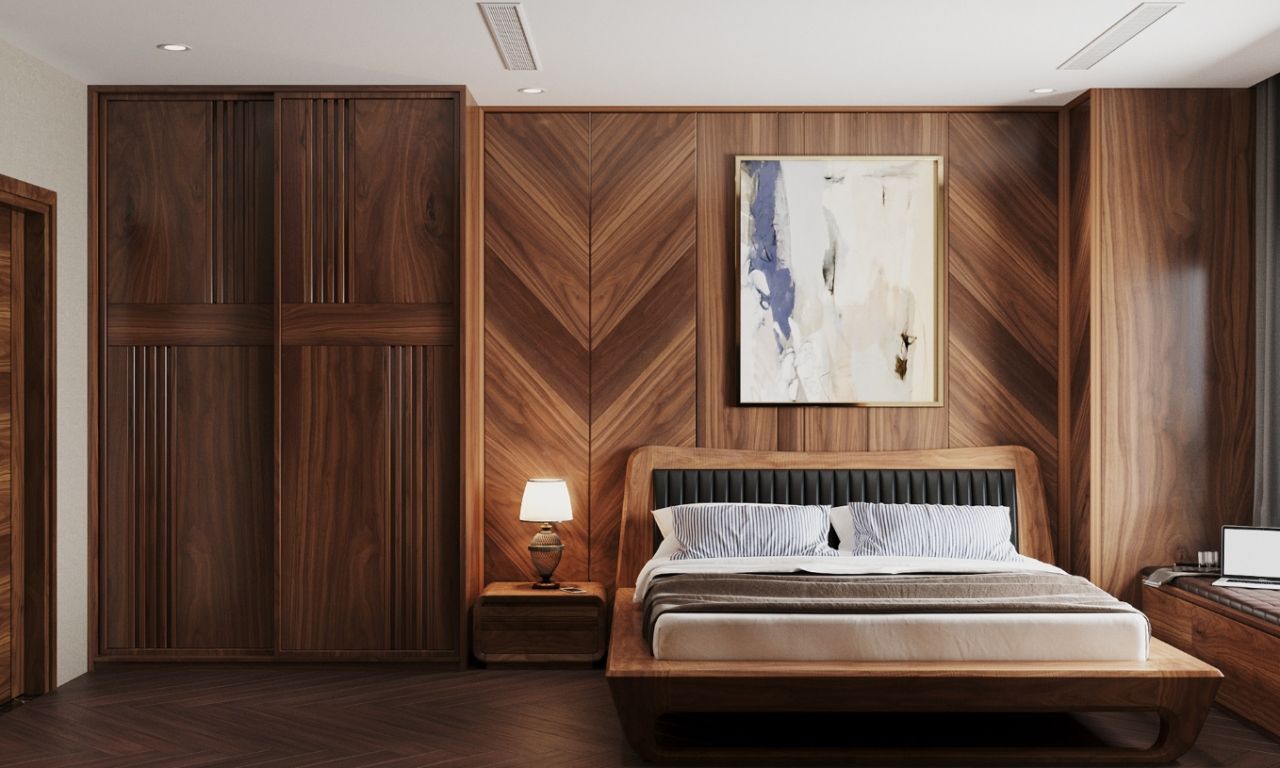 Top 35+ Mẫu nội thất phòng ngủ gỗ tự nhiên đẹp và sang trọng nhất hiện nay